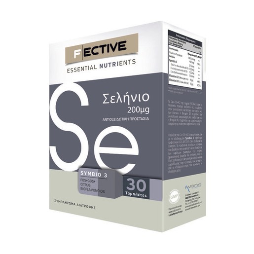 Fective Selenium Σελήνιο Για Αντιοξειδωτική Προστασία 200mg 30tabs