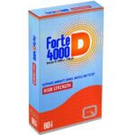 Quest Forte D 4000iu Συμπλήρωμα Διατροφής Βιταμίνη D 60Μασώμενες Ταμπλέτες