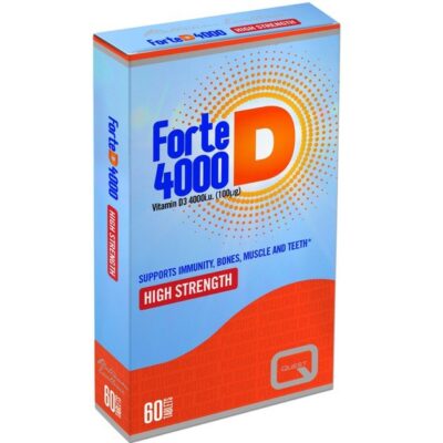Quest Forte D 4000iu Συμπλήρωμα Διατροφής Βιταμίνη D 60Μασώμενες Ταμπλέτες