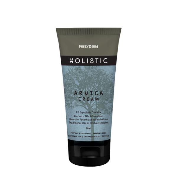 Frezyderm Holistic Arnica Cream Κρέμα για Πρόσωπο και Σώμα που Ανακουφίζει Μετά Από Τραυματισμούς & Μυϊκή Καταπόνηση 50ml