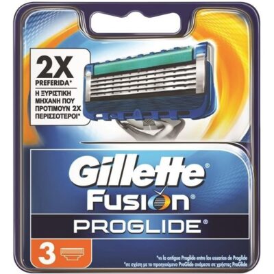 Gillette Ανταλλακτικά Fusion Proglide 3Τεμ