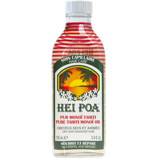 Hei Poa Pure Tahiti Monoi Oil For Hair 100ml