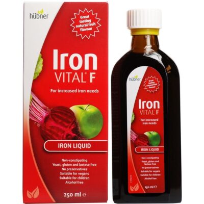 Hubner Iron Vital F For Increased Iron Needs Συμπλήρωμα Διατροφής με Σίδηρο & Βιταμίνη C 250ml