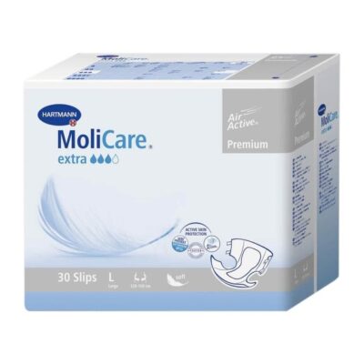 Hartmann MoliCare Premium Soft Extra 120-150cm Large Πάνες Για Βαριά Και Οξύτατη Ακράτεια Ούρων Και Κοπράνων 30 τμχ
