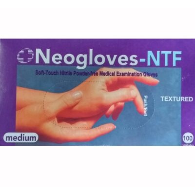 Neogloves Εξεταστικά Γάντια Νιτριλίου - Χωρίς Σκόνη Medium 100τμχ