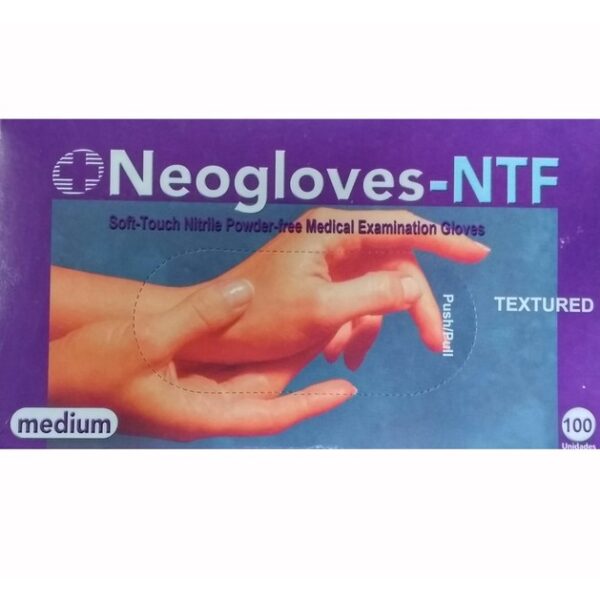 Neogloves Εξεταστικά Γάντια Νιτριλίου - Χωρίς Σκόνη Medium 100τμχ