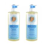 Klorane Bebe Gel Douceur Moussant Απαλό Ζελ Καθαρισμού Για Σώμα Και Μαλλιά 2 χ 500ml