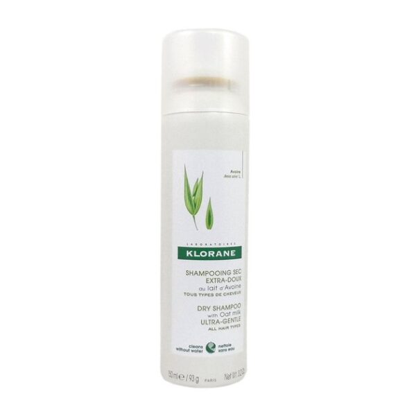 Klorane Dry Shampoo with Oat Milk Ultra-Gentle Ξηρό Σαμπουάν με Γαλάκτωμα Βρώμης για Κάθε Τύπο Μαλλιών 150ml