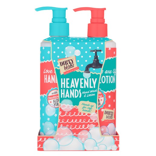 Dirty Works Heavenly Hands Wash & Lotion 2x250ml