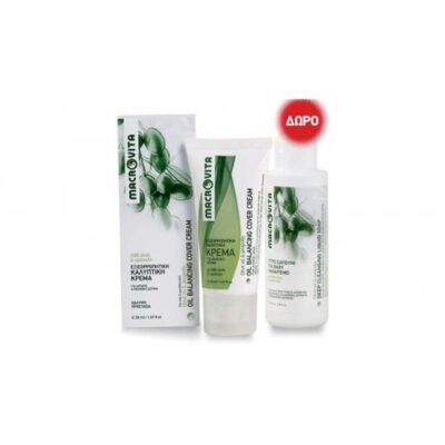 Macrovita Πακέτο Προσφοράς Oil Balancing Cover Cream 50ml & Δώρο Deep Cleansing Liquid Soap 100ml