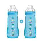 Mam Promo Pack Easy Active™ Baby Bottle Fairy Tale 4+ Μηνών Κωδ 365S Μπιμπερό Πολυπροπυλενίου με Θηλή Σιλικόνης 2x330ml