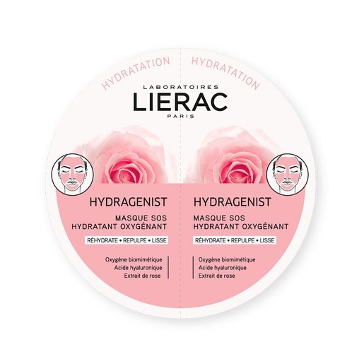 Lierac Duo Masks Hydragenist Masque SOS Hydratant Oxygenant 2x6ml