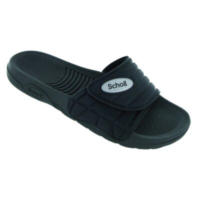 Scholl Shoes Nautilus Black Μαύρο Ανδρικές Σαγιονάρες Χαρίζουν Σωστή Στάση & Φυσικό Χωρίς Πόνο Βάδισμα 1 Ζευγάρι