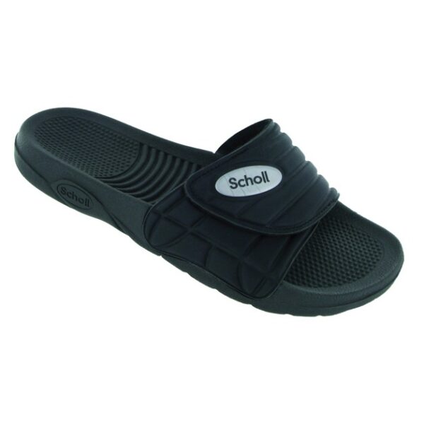 Scholl Shoes Nautilus Black Μαύρο Ανδρικές Σαγιονάρες Χαρίζουν Σωστή Στάση & Φυσικό Χωρίς Πόνο Βάδισμα 1 Ζευγάρι