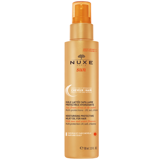 Nuxe Sun Huile Lactee Capillaire Protectrice Hydratante 100ml