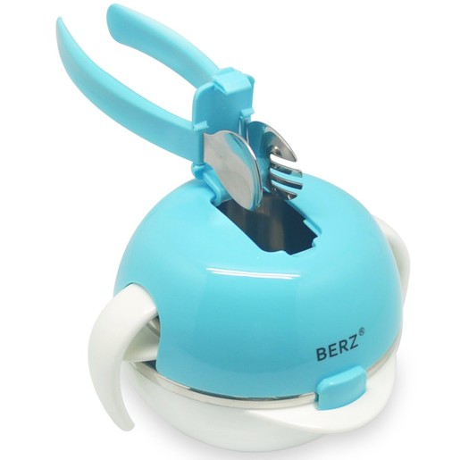 Berz Baby 12m+ Dinnerware Bunny 5-in-1 Βρεφικό Σετ Φαγητού σε Διάφορα Χρώματα