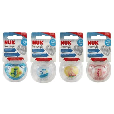 Nuk Freestyle Πιπίλα Σιλικόνης με Βελτιωμένο Πρωτότυπο Σχήμα Από 6 Έως 18 Μηνών 1 Τεμάχιο