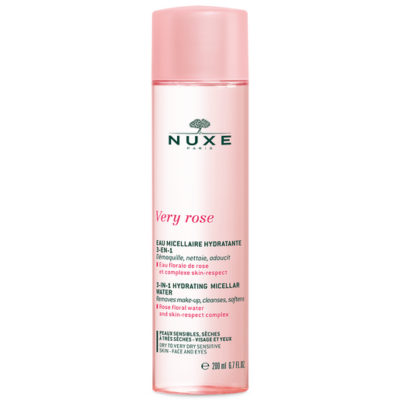 Nuxe Very Rose Soothing Micellar Water 3 in 1 Απαλό Νερό Καθαρισμού & Ντεμακιγιάζ με Ροδόνερο 200ml