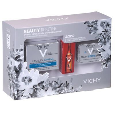 Vichy Promo Beaute Routine Liftactiv Supreme Normal to Mixed 50ml & Δώρο Liftactiv Supreme Night 15ml & Liftactive Clyco-C 2ml