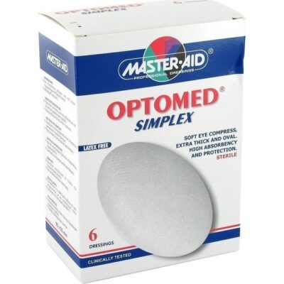 Master Aid Optomed Simplex Οφθαλμικά Επιθέματα 6 Τεμάχια
