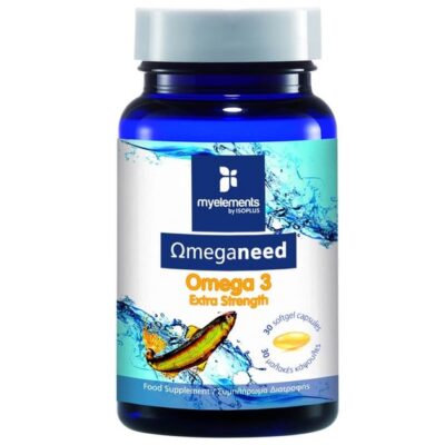 MyElements Omeganeed Omega 3 Extra Strength Υψηλής Ισχύος Omega 3 για Μεγαλύτερη Προστασία 30 Soft Gels Capsules