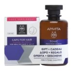 Apivita Πακέτο Προσφοράς Caps for Hair 30caps & Δώρο Men’s Tonic Shampoo With Hippophae TC & Rosemary 250ml