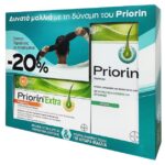 Priorin Πακέτο Προσφοράς Extra Caps Συμπλήρωμα Διατροφής 60caps & Shampoo για Λιπαρά Μαλλιά 200ml Promo -20%