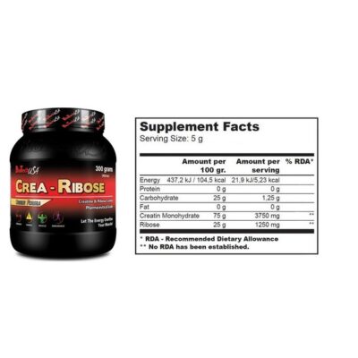 Biotech Usa Crea Ribose Βελτίωση Της Ισχύος Και Της Δύναμης 300gr