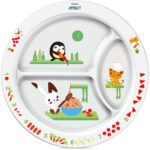 Avent Εκπαιδευτικό Πιάτο Φαγητού με Διαχωριστικά για Νήπια 12 Μηνών+
