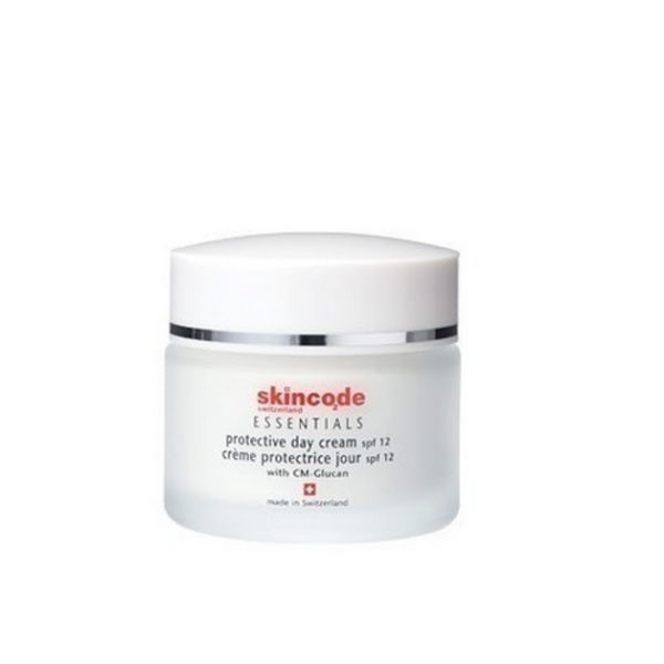 Skincode Protective Day Cream Spf12 Προστασία & Εντατική Ενυδάτωση Του Ευαίσθητου Δέρματος 50ml