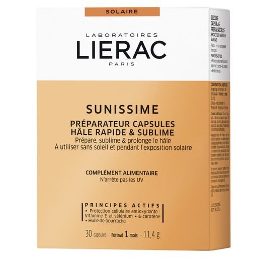 Lierac Sunissime Capsules Bronzage Rapide & Sublime Protection Cellulaire Anti-age 30caps
