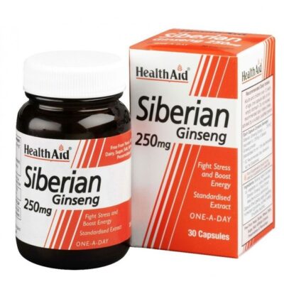 Health Aid Siberian Ginseng 250mg 30caps