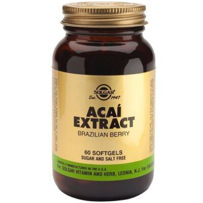Solgar Acai Extract 60 softgels