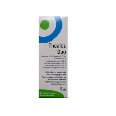 Thea Thealoz Duo Οφθαλμικό Προστατευτικό Διάλυμμα 5ml