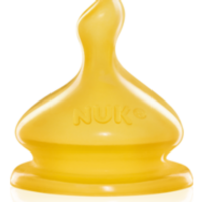 Nuk First Choice Θηλή Καουτσούκ Μεγέθους 2 (6-18 Μηνών) Large Μεγάλη Οπή για Παχύρρευστα Υγρά 1τμχ
