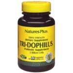 Nature’s Plus Tri-Dophilus Συμπλήρωμα Διατροφής που Εξασφαλίζει μια Υγιή Εντερική Χλωρίδα 60Veg.Caps