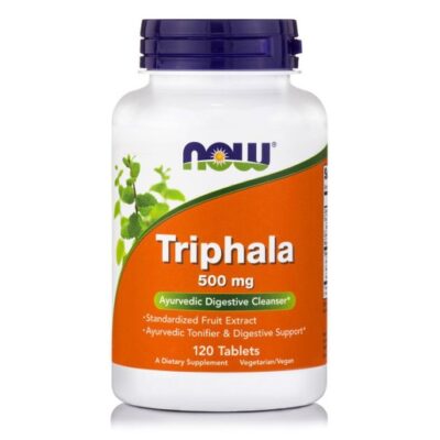 Now Foods Triphala 500mg Μέσο Καθαρισμού του Πεπτικού Συστήματος 120tabs