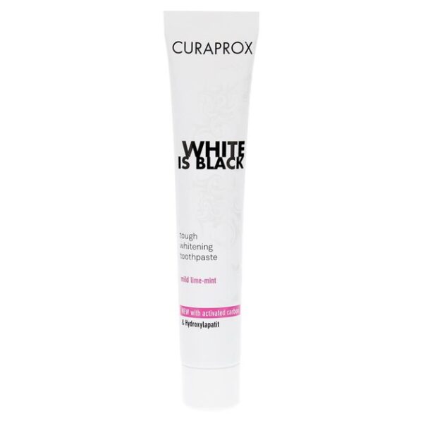Curaprox Black is White Tough Whitening Toothpaste Λευκαντική Οδοντόκρεμα 90ml