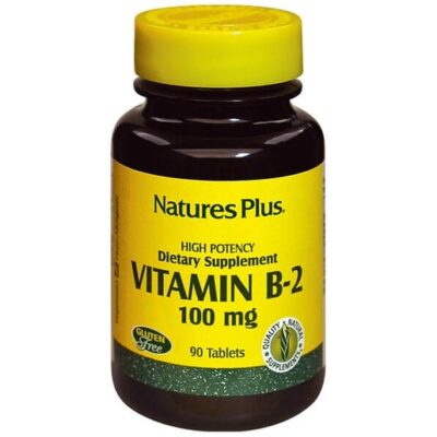 Nature's Plus Vitamin B-2 100mg Βιταμίνη Β-2 90tabs