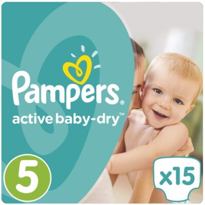 Pampers Active Baby Dry Νο5 (11-18kg) 15 πάνες