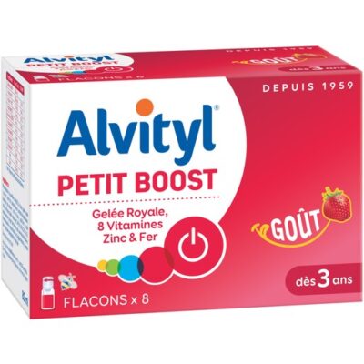 Alvityl Petit Boost Gelee Royal 8 Vitamines Zinc & Fer Φόρμουλα για Τόνωση και Ενέργεια 8 Αμπούλες 10ml