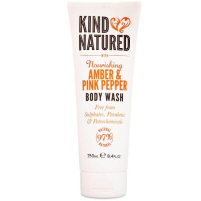Kind Natured Nourishing Body Wash Amber & Pink Pepper Αφρόλουτρο με Κεχριμπάρι & Ροζ Πιπέρι 250ml