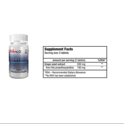 Biotech Usa Grape Seed Φυσικό Αντιοξειδωτικό 70tabs
