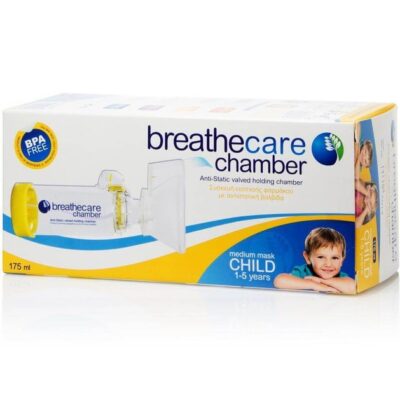 Asepta Breath Champer Child Medium Mask Συσκευή Εισπνοής Φαρμάκου με Αντιστατική Βαλβίδα