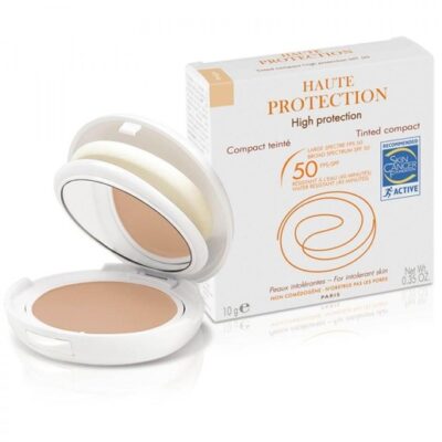 Avene High Protection Compact Spf50 Sable Υψηλή Αντηλιακή Προστασία & Μακιγιάζ του μη Ανεκτικού Δέρματος του Προσώπου 10gr