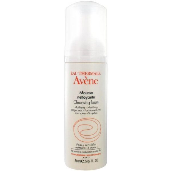 Avene Mousse Nettoyante Αφρός Καθαρισμού για Πρόσωπο & Μάτια σε Travel Size 50ml