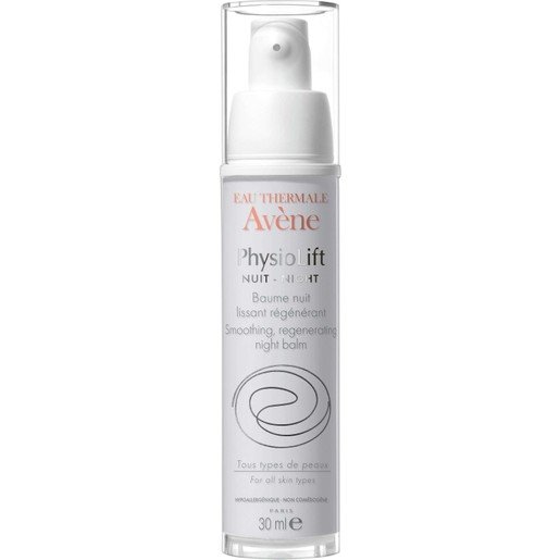Avène Physiolift Baume Nuit Lissant Regenerant Λειαντική Αναγεννητική Κρέμα Νύχτας για Όλους τους Τύπους Δέρματος 30ml