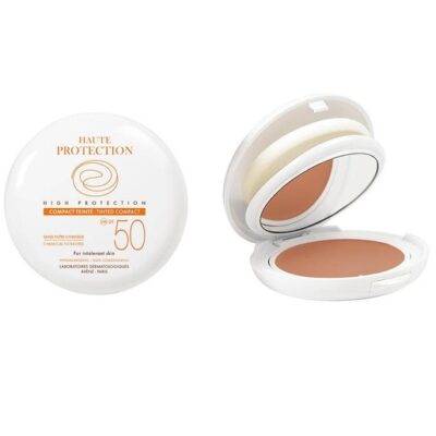 Avene High Protection Compact Spf50 Dore Υψηλή Αντηλιακή Προστασία & Μακιγιάζ του μη Ανεκτικού Δέρματος του Προσώπου 10gr