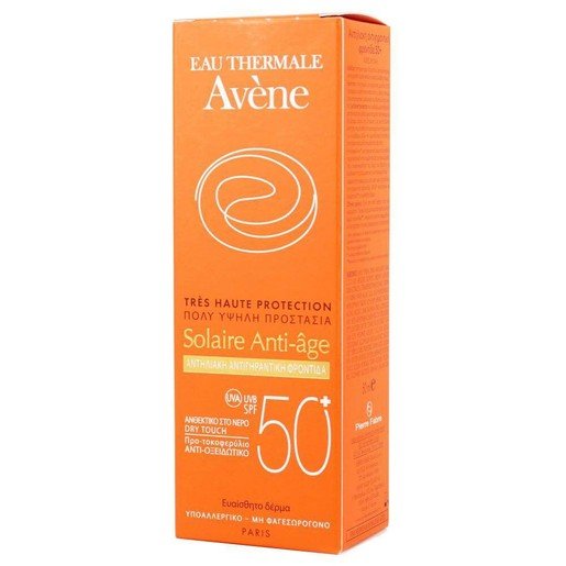 Avene Very High Protection Solaire Anti-age Spf50+ Αντηλιακή Κρέμα Προσώπου Πολύ Υψηλής Προστασίας με Αντιγηραντική Δράση 50ml