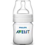 Avent Classic+ Πλαστικό Μπιμπερό 0m+ Μηνών με Πιπίλα Σιλικόνης 125ml Χωρίς BPA SCF560/17